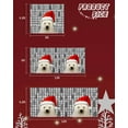 thumbnail image 6 of Garage Door Banner Cover 7 x 16 ft, Cute Red Hat Polar Bear Christmas Garage Door Decorations Holiday Christmas Backdrop Decor for Winter New Year Xmas Party, 6 of 6