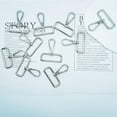thumbnail image 6 of ABCISI 1.5 Inch Lobster Claw Swivel Clasps Metal D Ring Snap Hooks Lobster Trigger Lanyard Clasp Clips Hook for Keychain Jewelry DIY Crafts Purse Bag Making 1 1/2 Inch 24 Pack (Silver), 6 of 6
