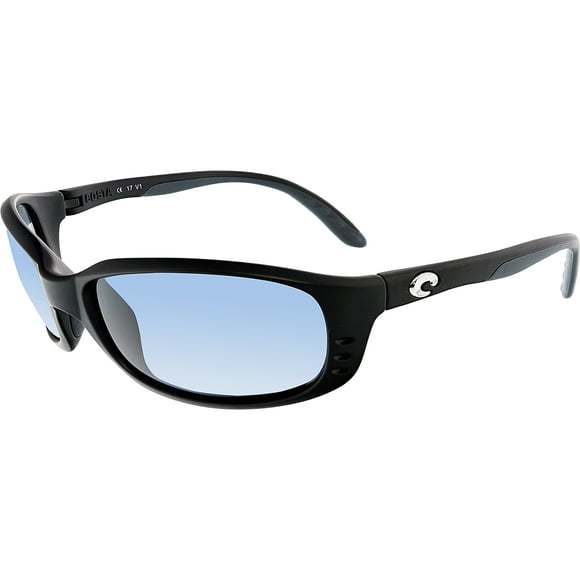 Costa Del Mar Polarized Brine BR11OGP Black Rectangle Sunglasses
