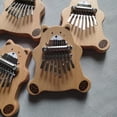 thumbnail image 5 of Adorable Bear-Shaped 8-Key Mini Kalimba Made of Acacia Wood for Beginners and Kids, 5 of 8
