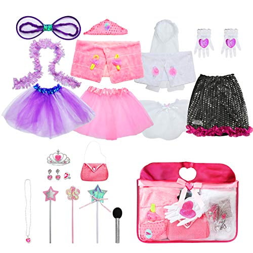 Sinuo Little Girls Dress Up Costume Set 