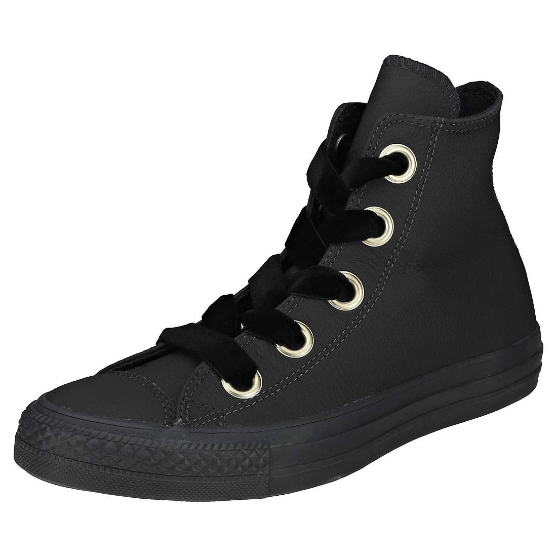 converse leather gold eyelets
