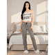 thumbnail image 2 of Set De 2 Conjunto Pijama Mujer Blusa Y Pantalón Dama Piyama Unitalla Pyjama, 2 of 9