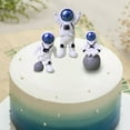 thumbnail image 4 of RuiJiao Aerospace-Themed Birthday Cake Decoration Set - 3-Piece Astronaut and Star System for Kids' Birthdays and Car Ornaments - Perfect for Space Lovers, 4 of 5