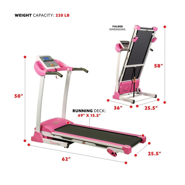 Pink treadmill walmart sale