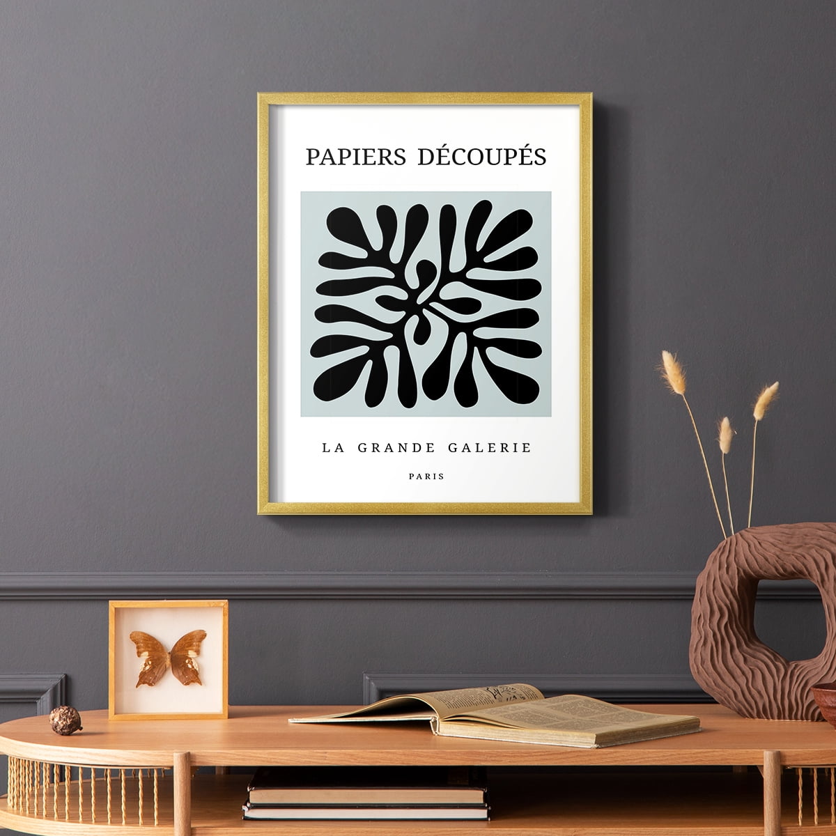 Matisse CCCXCII in Gold Solid Wood 8 x 10 Framed Print