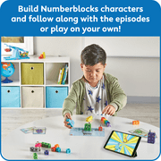 hand2mind Numberblocks 1-10 MathLink Cubes Activity Set, Elementary Math & Counting Toys, Ages 3+