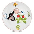 thumbnail image 7 of 7.6 fl oz (225 ml) Porcelain Kids Plates and Mug Set Kid's Porcelain Dinnerware Set of 3 Tableware Set for Kids Deep Plate Flat Plate and Kid's Mug (Mole), 7 of 7