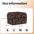 thumbnail image 5 of Honeii Hearts and French Bulldog Print 2 slice Toaster Cover, Two Slice Toaster Dust-proof Cover For Kitchen Small Appliance and Fingerprint Protection, 5 of 7