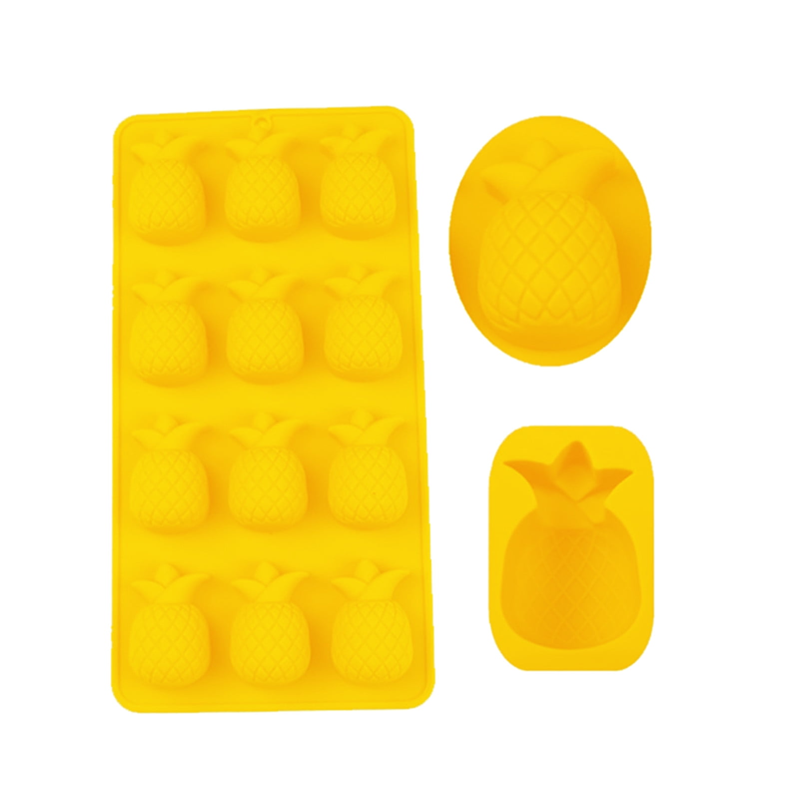 Pisexur Hawaiian Tropical Themed Ice Mould Tray Summer Silicone Molds