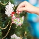 thumbnail image 4 of Bufanda navideña con colgante de pollo, adorno navideño de Papá Noel, decoración de árbol de Navidad, regalo de Año Nuevo 2023, 4 of 4
