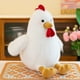 thumbnail image 2 of Muñeca de peluche con dibujos animados de pollo blanco, 45 cm, gallina de peluche, 2 of 2