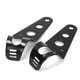 thumbnail image 1 of Accesorio para motocicleta, soporte de montaje para faro de motocicleta de acero inoxidable negro Soporte para faro de motocicleta Rendimiento potente, 1 of 9