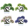 thumbnail image 4 of Decoración del hogar, 1 Uds., planta Artificial, saludo para invitados, pino, bonsái, pinos chinos, rendimiento finamente afinado, 4 of 4