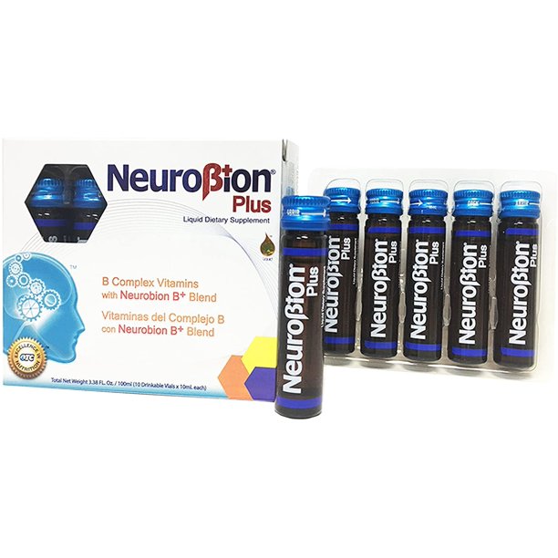 Neurobion Plus Liquid Dietary Supplement B Complex 10 Vials Walmart