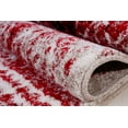 thumbnail image 3 of Verona Red Black Diamond Pattern Area Rug 6'5" x 9'5", 3 of 4