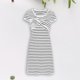 thumbnail image 4 of Vestido Vestido ajustado de mujer Sexy Rayas horizontales Slim Fit Traje diario (Blanco S) Ygjytge Blanco T S para Mujer, 4 of 6