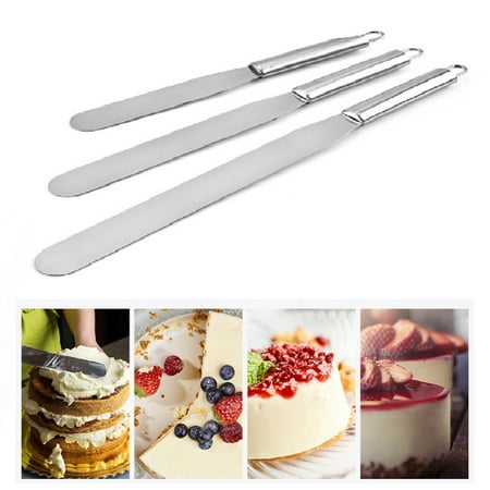 

Cream Spatula Labor-saving Rust-proof Stainless Steel Multi-function Cream Scraper Baking Tool for Home