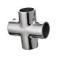 thumbnail image 2 of Conector de tubo marino, pieza de repuesto de acero inoxidable 316, resistente a la intemperie, fácil de instalar, accesorio de pasamanos para barco, Plano de 4 vías, 2 of 7