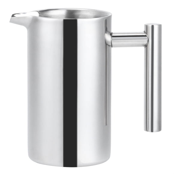 Stainless Steel Coffee Pot, 350ml Stainless Steel Coffee Pot, Durable Coffee Maker Kettle, Press Coffee Maker, for Camping Home Kitchen Travel