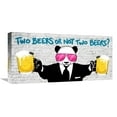thumbnail image 1 of Global Gallery's 'Two Beers or Not Two Beers (detail)' by Masterfunk Collective Stretched Canvas Wall Art, 1 of 4