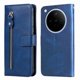 thumbnail image 5 of Estuche de Cuero PU con Cierre para OPPO Find X8 Pro , Funda Protectora con Billetera y Correa, 5 of 6