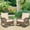 Beige, variant on W WARMHOL Outdoor Wicker Rocking Chair with Thickened Cushions, All-Weather Rattan Patio Rocking Chairs, Rocker Wicker Chair for Porch Garden & Backyard, Orange, Set of 2