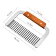 thumbnail image 3 of SDNall Potato Chip Vegetable Crinkle Wavy Cutter Blade Tool Fry Fries Hand Chipper Tool, 3 of 9