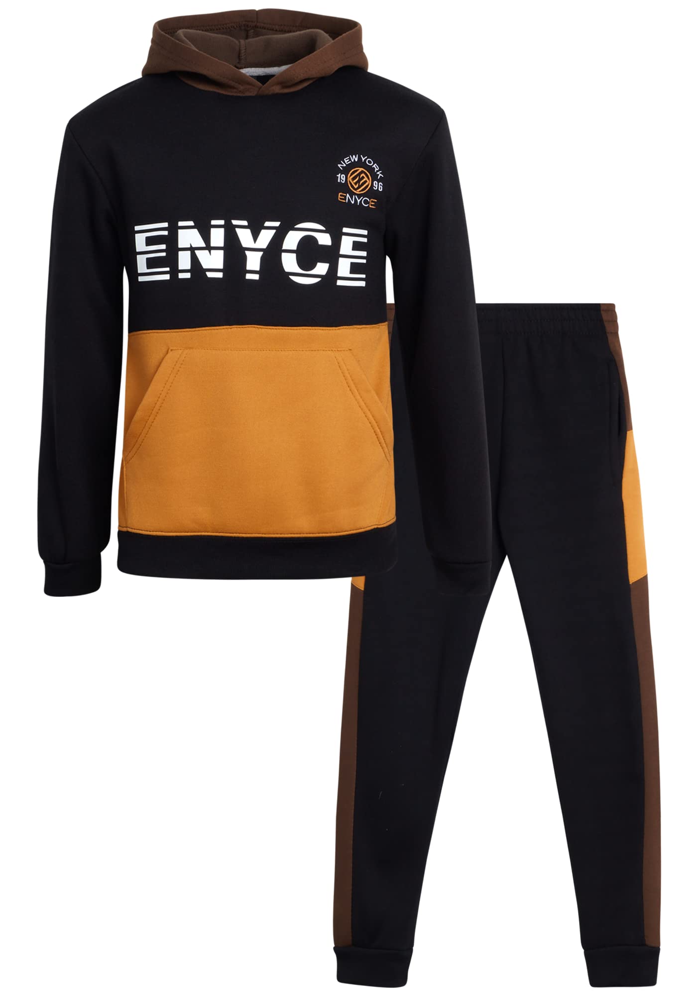 Enyce Boys' Sweatsuit Set 2 Piece Fleece Zip Hoodie Sweatshirt and