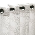 thumbnail image 4 of Superior Foliage Embroidered 2 Panels Sheer Curtains, 4 of 9