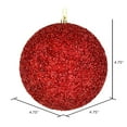 thumbnail image 2 of Vickerman 4.75" Wine Beaded Ball Ornament, 6 per Bag, 2 of 3