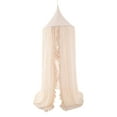 thumbnail image 1 of Nuevos productos en 2023, elegante dosel de cama para niños, red de gasa de encaje con pompón, tienda de campaña de ensueño de hadas para niñas princesas, 1 of 5