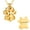 Gold, variant on Personalize Stainless Steel Double Paw Print Urn Pendant Pet Memory Necklace for Cremation Ashes Keepsake Dog Cat Memorial Jewelry