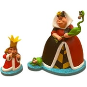 Alice In Wonderland Queen & King Of Hearts Set Wedding CAKE TOPPER Figure PVC