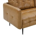 thumbnail image 5 of Modway Cameron Tufted Vegan Leather Sofa in Tan, 5 of 10