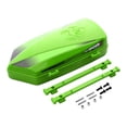 thumbnail image 1 of Soporte de barra transversal para equipaje de techo, caja de equipaje para techo, portaequipajes a control remoto para vehículos modelo, modificación verde, 1 of 10