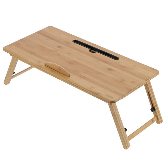 Laptop Desk, Laptop Bed Tray Table Laptop Table Bed Study Desk Bamboo Bed Desk for Home