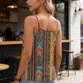 thumbnail image 6 of Neewe Tank Tops for Women Beaded Spaghetti Strap Cami Flowy Scoop Neck Sleeveless Summer Beach Vacation Spring Printed Clothes, 6 of 7