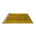 thumbnail image 2 of Ahgly Company Machine Washable Indoor Rectangle Oriental Yellow Industrial Area Rugs, 8' x 10', 2 of 4