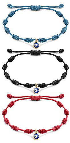 Miss Right Evil Eye Nazar Amulet Ojo Protection Bracelet Necklace Turco Kabbalah 