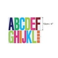 thumbnail image 2 of Letters Numbers Kit 4 Inch, 8 Sheet Self-Adhesive Alphabet Stickers Larger Number Sticker Decal, Colorful, 2 of 7