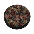 thumbnail image 3 of Gaeub Hearts and French Bulldog 14-17in Tire Cover, Spare Tire Cover, for Camper Caravan, Trailer, Car, Truck, SUV, Jeep - 15 inch, 3 of 9