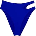thumbnail image 2 of Victoria's Secret BLUE OAR High Waist Cut-Out Bikini Bottom, US XXL, NWOT, 2 of 5