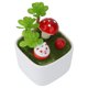 thumbnail image 3 of Maceta artificial de cerámica blanca de simulación de plantas en maceta para decoración de hogar y oficina, 3 of 8