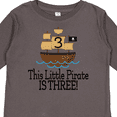 thumbnail image 4 of Inktastic Pirate 3rd Birthday Party Boys Boys Long Sleeve Toddler T-Shirt, 4 of 5