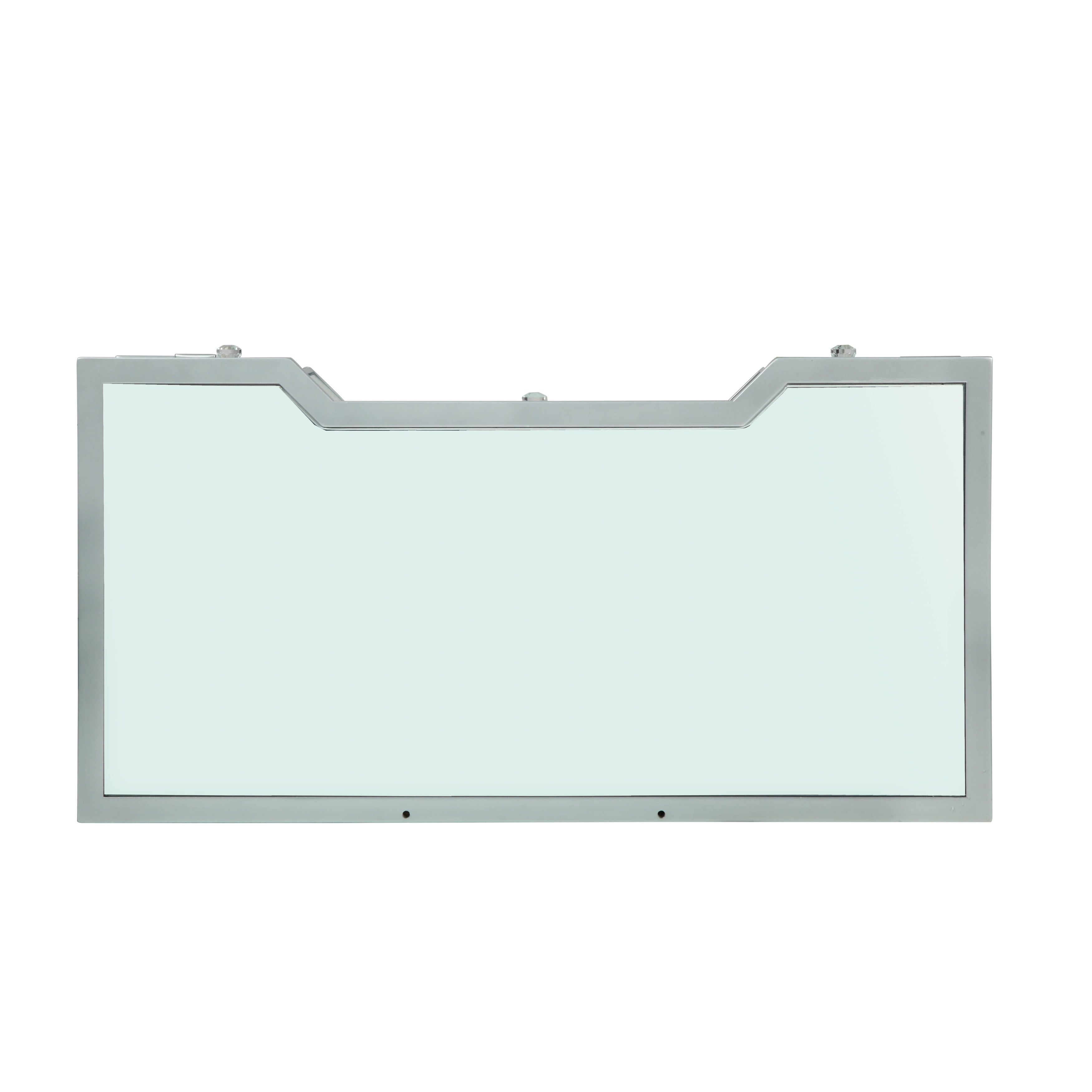 Furniture of America Aleana Modern 3-Piece Mirrored Vanity Set, Silver