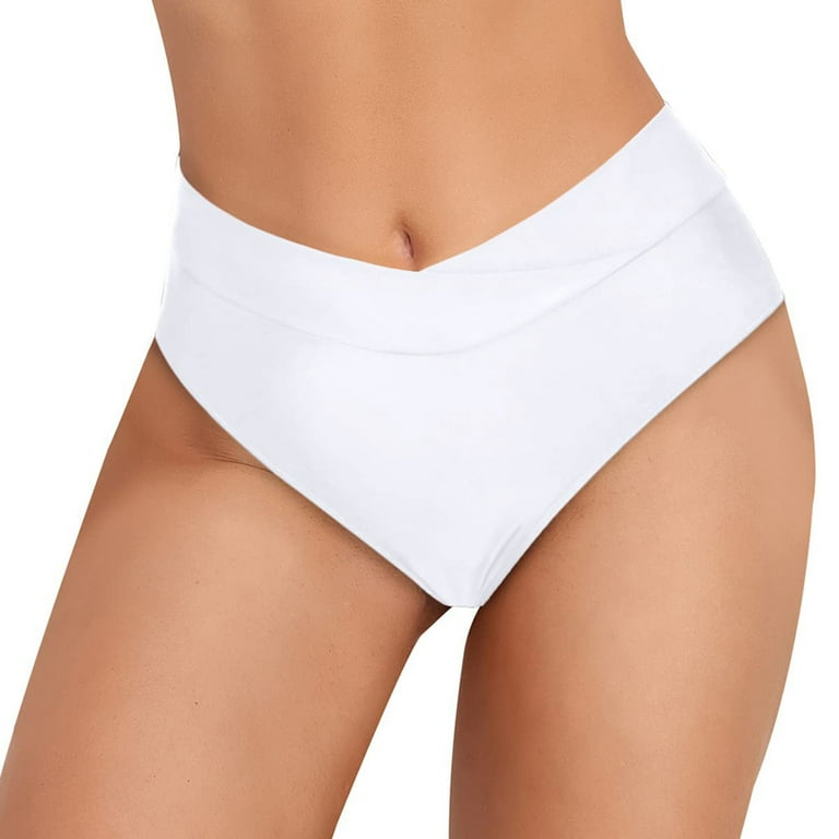 Linfrsh Bikini Bottoms for Women Twist Full Coverage Bikini Bottom