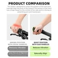 thumbnail image 6 of Ends  Bar Ends Ergonomic Anti-slip  Mountain Bike Handlebar Ends For 21.8-22.8mm Handlebars, 6 of 7