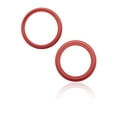 thumbnail image 2 of Replacement Back Camera Bezel Ring Only Compatible For iPhone 14 / 14 Plus (Red) (2 Piece Set), 2 of 4