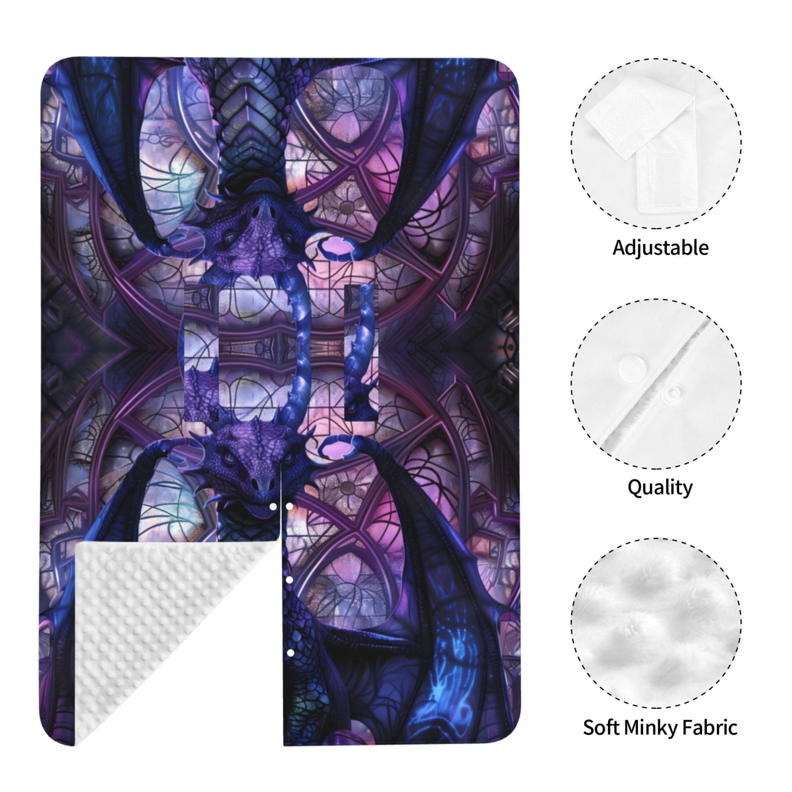 Car Seat Cover Baby - Fantasy Dragon In Cathedral Breathable Infant Car Seat Cover for Baby Carseat, Lightweight Comfort Baby Essentials Must Haves Newborn Stuff for Girl Boy